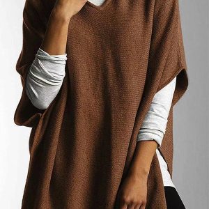 Casual Simplicity Solid Slit Hooded Collar Tops