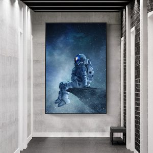 Lone Astronaut Canvas Art