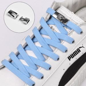 Lazy Shoelaces Color Sports Shoelaces Men And Women Cross Buckle Elastic Elastic