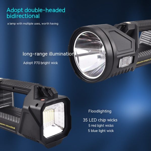 Strong Light Searchlight Outdoor Multi-Function Led Flashlight