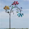 70 Beautiful Summer Multi Colored Flowers Wind Spinner