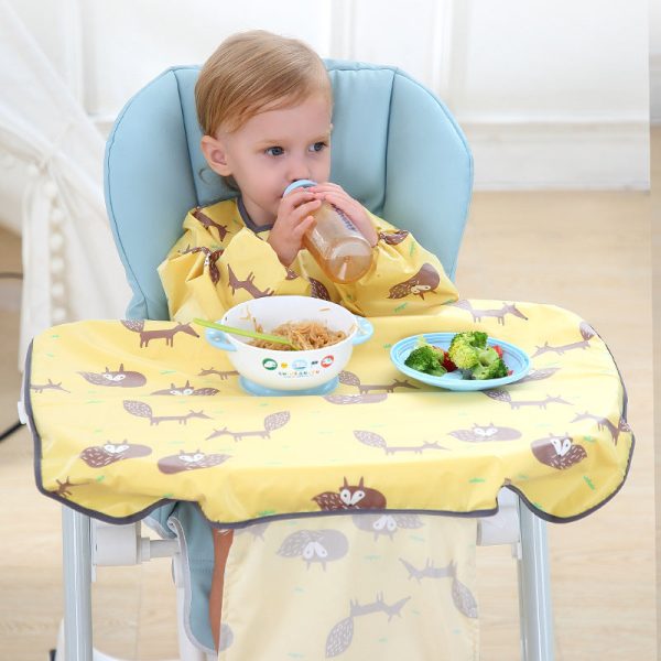 Long-Sleeved Apron Dining Chair Bib Overalls