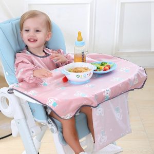 Long-Sleeved Apron Dining Chair Bib Overalls