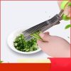 Kitchen Broken Chopped Green Onion Scissors Multi-Purpose Stainless Steel Five-Layer Shredding Scissors