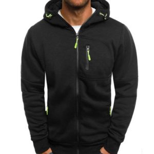 Men Hoodie Cotton Jacket