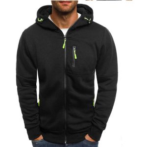 Men Hoodie Cotton Jacket