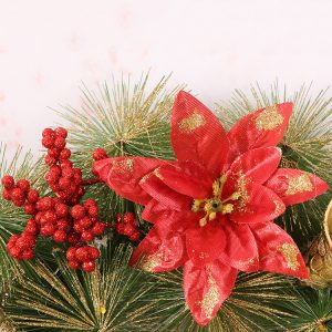 Natural Pine Christmas Wreath With Frost For Festive Charm