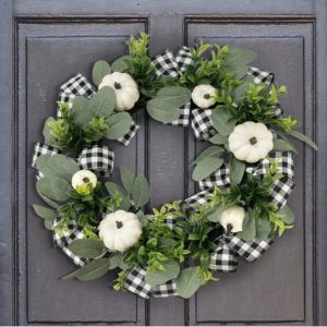 Thanksgiving Pumpkin Wreath