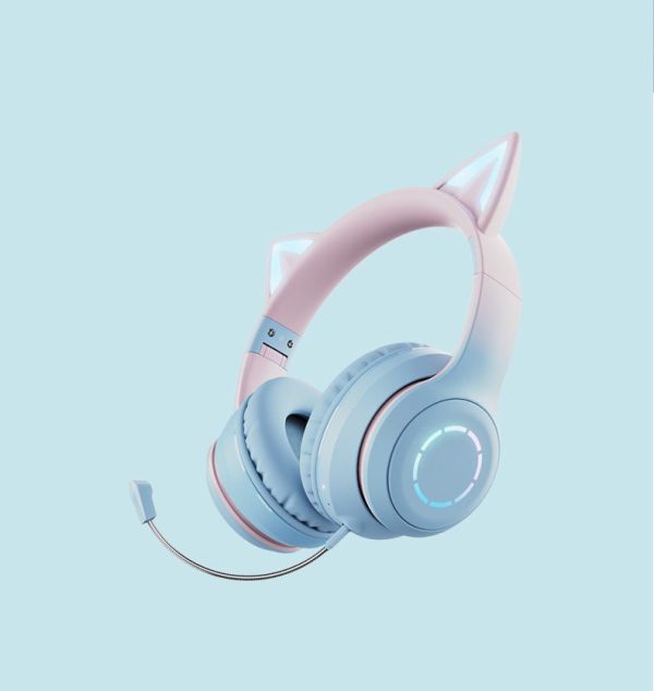 Cat Ear Luminous Electric Competition Wireless Headphone