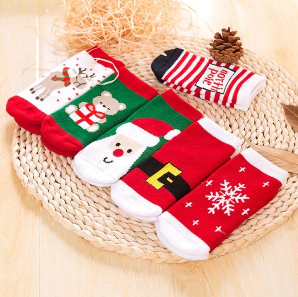 Cotton Christmas Socks