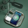 Three-In-One Wireless Magnetic Charger 15W Fast Charging Desk Lamp Suitable