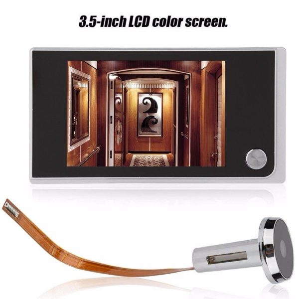 120 Degree Digital Video Doorbell Peephole Viewer