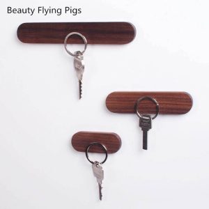 Magnetic Elegant Wood Key Holder