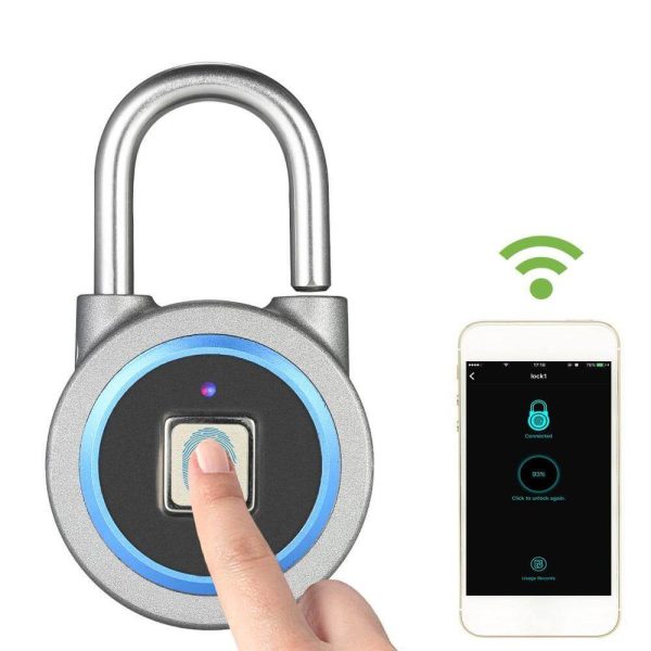 Smart Anti-Theft Fingerprint Keyless Padlock