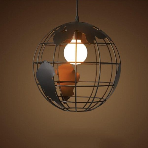 Nordic Globe Retro Lamp