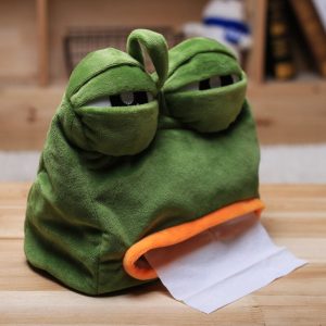 Bored Frog Tissue Box