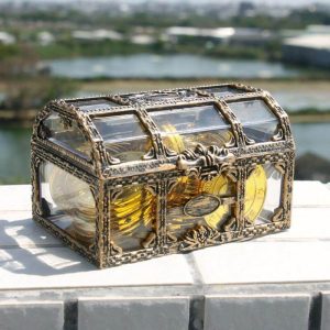 Transparent Pirate Treasure Box Organizer