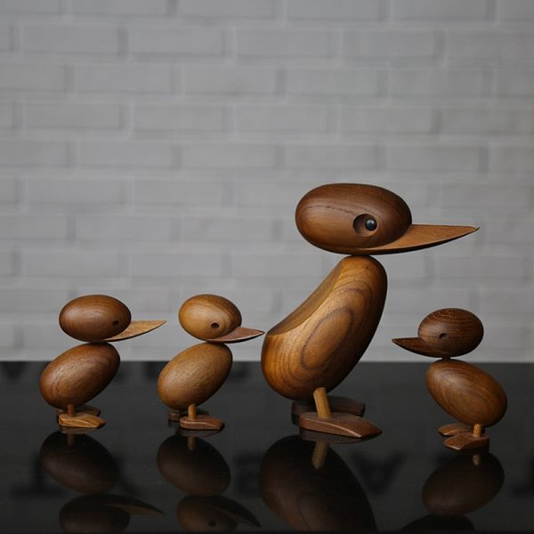 Wooden Classic Danish Puppet Duck Home Decor