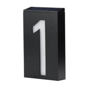 Solar Powered Led Light House Numbers