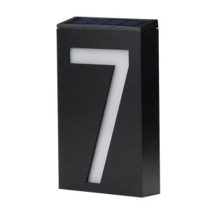 Solar Powered Led Light House Numbers