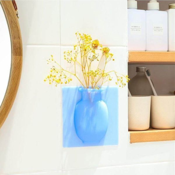 Sticky Silicone Plant Flower Vase