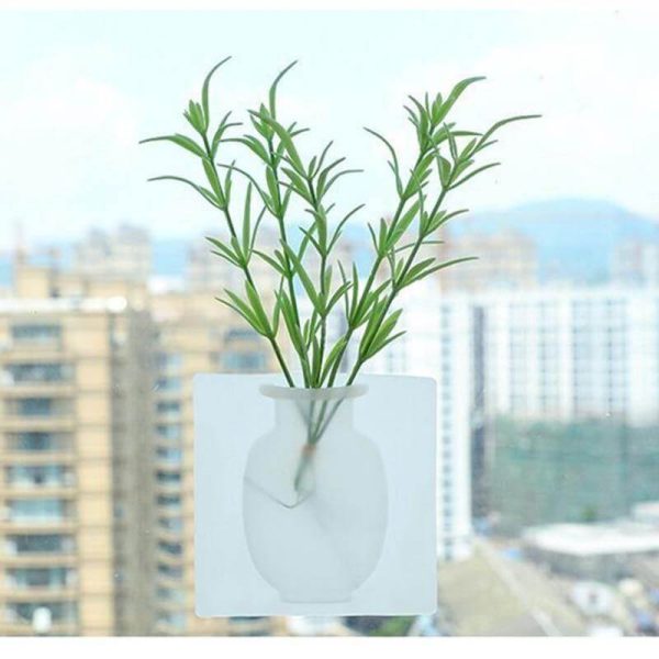 Sticky Silicone Plant Flower Vase