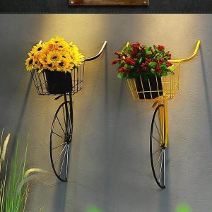 Retro Creative Iron Bicycle Head Wall Decor