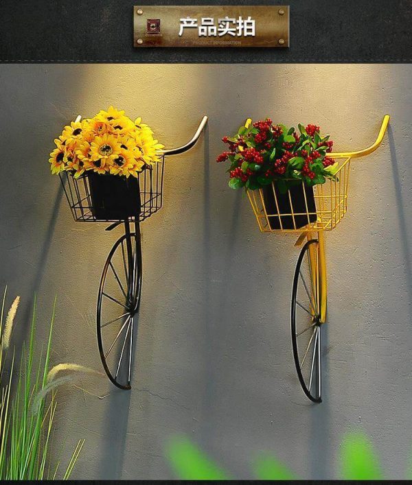 Retro Creative Iron Bicycle Head Wall Decor