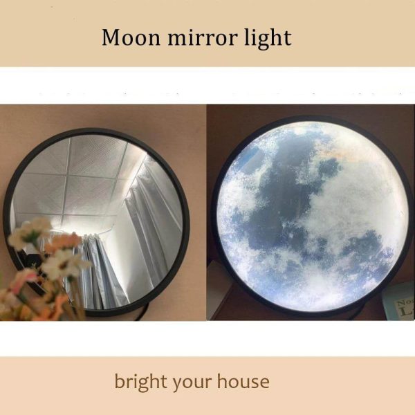 Smart Modern Moon Mirror Wall Lamp