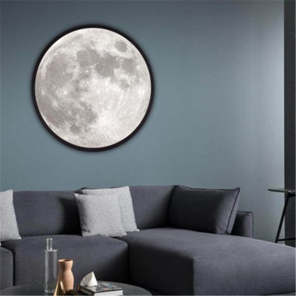 Smart Modern Moon Mirror Wall Lamp