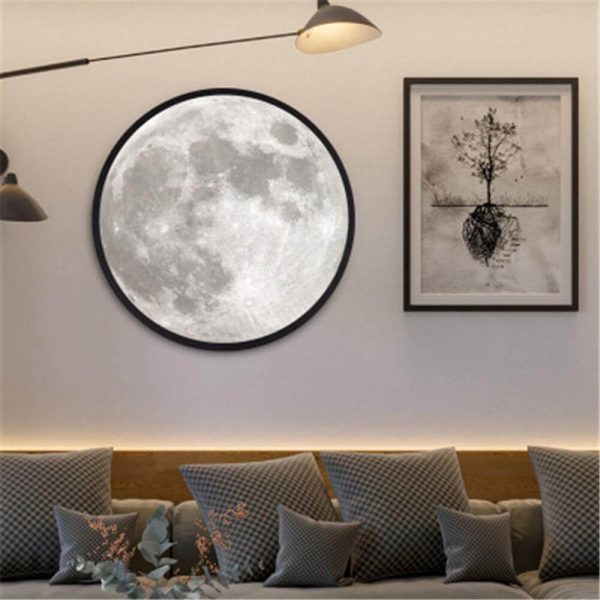 Smart Modern Moon Mirror Wall Lamp