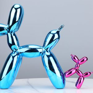 Nordic Resin Balloon Dog Figurines