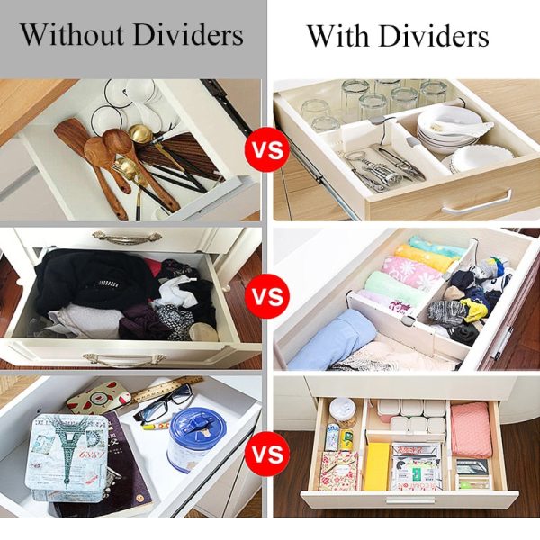 Adjustable Retractable Drawer Divider