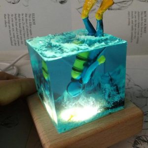 Ocean Scuba Diver Lamp