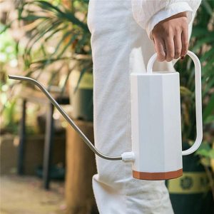 Elegant Geometric Gooseneck Plant Watering Can