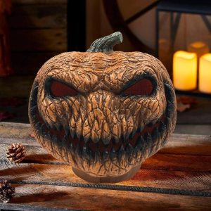 Led Scary Halloween Pumpkin Decoration