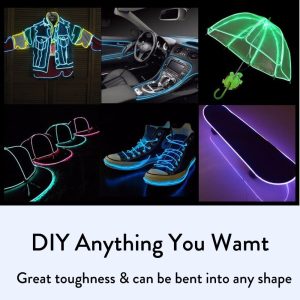 Led Neon Diy Luminous Costume Light