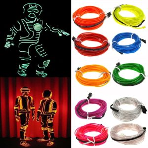 Led Neon Diy Luminous Costume Light