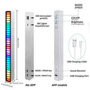 Voice Rhythm Sensor Atmosphere Led Light