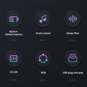 Voice Rhythm Sensor Atmosphere Led Light