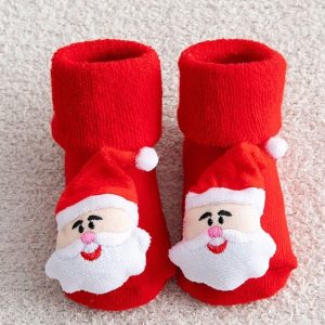 Children Santa Christmas Socks