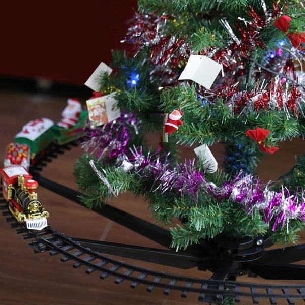 Christmas Tree Toy Train Set