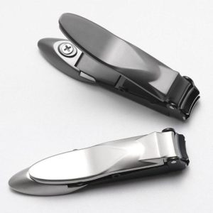 Stainless Steel Nail Cutter With Storage