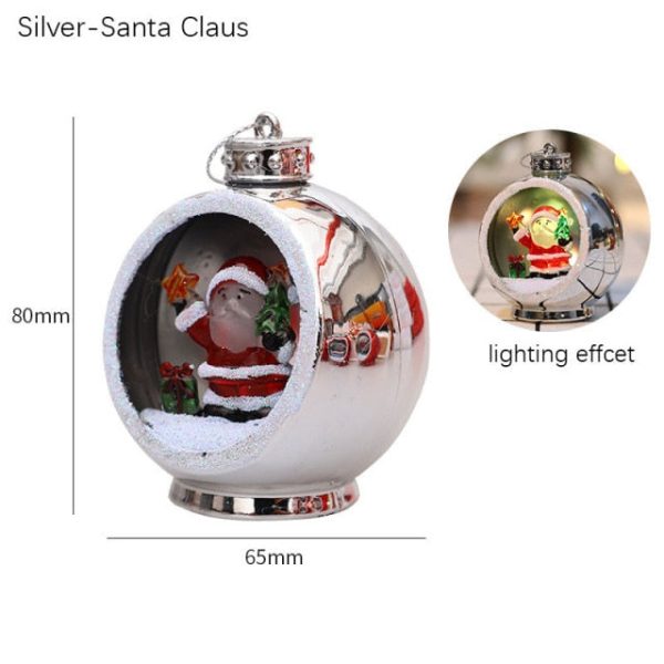 Led Christmas Hollow Ball Ornaments