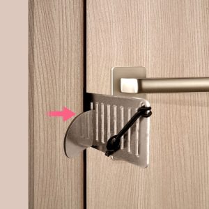 Stainless Steel Anti-Theft Door Stopper Lock