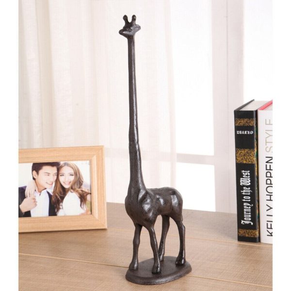 Iron Giraffe Toilet Paper Holder