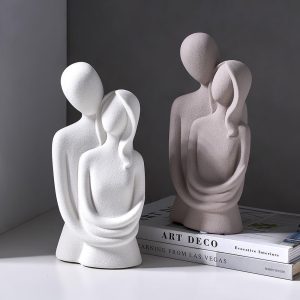 Nordic Abstract Thinker Resin Statue Sculpture