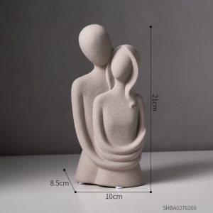 Nordic Abstract Thinker Resin Statue Sculpture