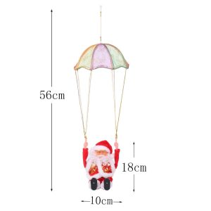 Electric Santa Claus Parachute Christmas Toy