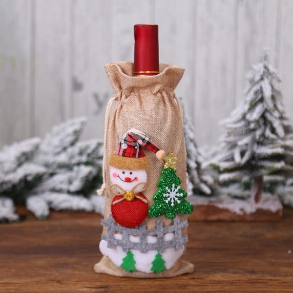 Christmas Santa Bottle Cover